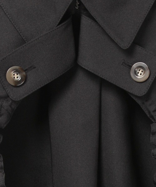 UN3D.(アンスリード)の「UN3D./アンスリード/TRENCH SHRT BZ(ブルゾン・レディース・ブラック/ベージュ・38)」の9枚目の写真