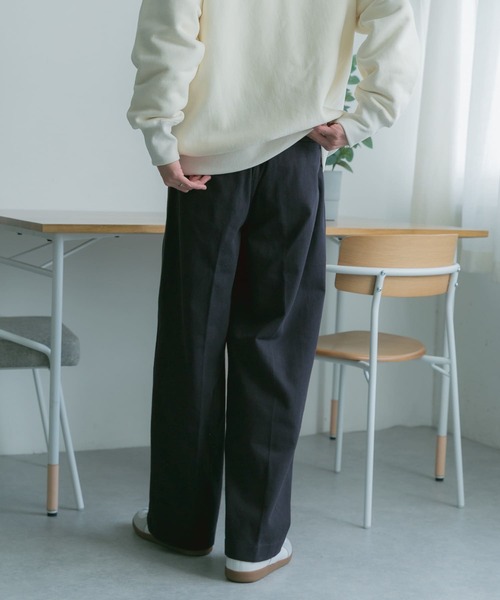 FORK&SPOON（フォークアンドスプーン）の「FORK&SPOON　Lポケットワイドパンツ（その他パンツ・メンズ・ネイビー/モカ・4/5）」の10枚目の写真