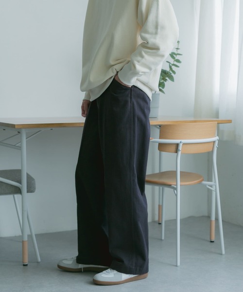 ルーズポケットワイドパンツ セール】ZIPポケットワイドパンツ（その他パンツ）｜Ellno Loset