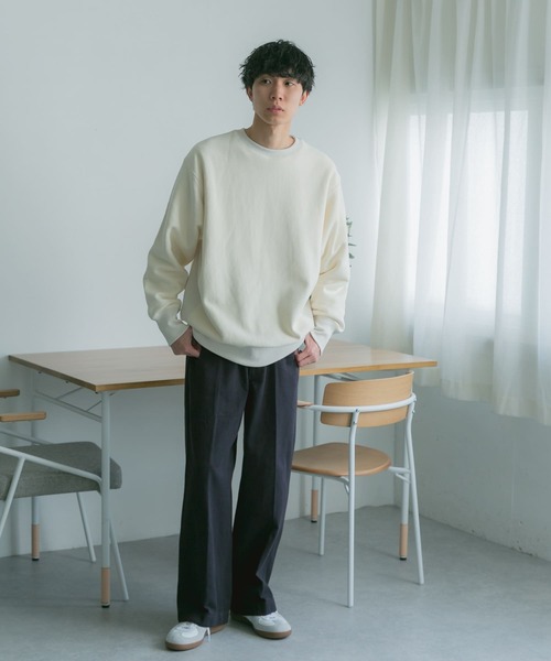 FORK&SPOON（フォークアンドスプーン）の「FORK&SPOON　Lポケットワイドパンツ（その他パンツ・メンズ・ネイビー/モカ・4/5）」の12枚目の写真