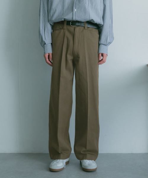 FORK&SPOON（フォークアンドスプーン）の「FORK&SPOON　Lポケットワイドパンツ（その他パンツ・メンズ・ネイビー/モカ・4/5）」の13枚目の写真