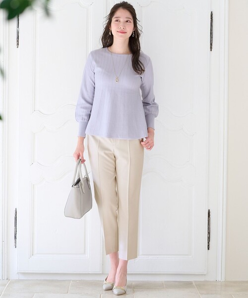 ANY SIS（エニィスィス）の「【洗える】褒めらレディ テーパード パンツ（その他パンツ・レディース・アイボリー系/ネイビー系/ブラック系3/スカイブルー系/ライトイエロー系/ピンク系/ブラック系・1/2/3）」の15枚目の写真