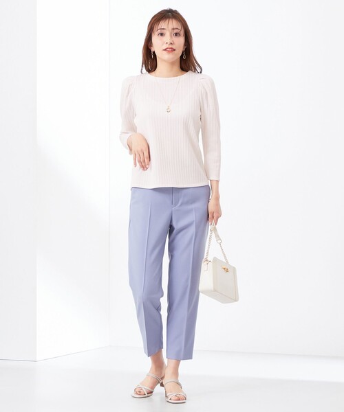 ANY SIS（エニィスィス）の「【洗える】褒めらレディ テーパード パンツ（その他パンツ・レディース・アイボリー系/ネイビー系/ブラック系3/スカイブルー系/ライトイエロー系/ピンク系/ブラック系・1/2/3）」の18枚目の写真