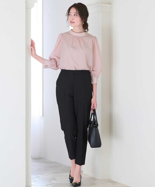 ANY SIS（エニィスィス）の「【洗える】褒めらレディ テーパード パンツ（その他パンツ・レディース・アイボリー系/ネイビー系/ブラック系3/スカイブルー系/ライトイエロー系/ピンク系/ブラック系・1/2/3）」の21枚目の写真