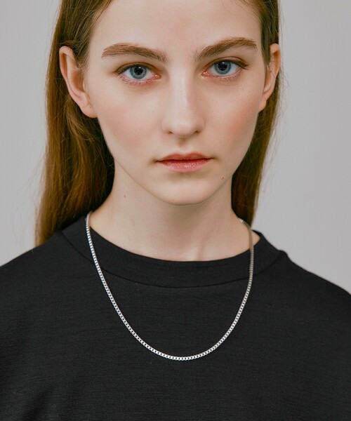 tk.TAKEO KIKUCHI(ティーケータケオキクチ)の「◆ステンレスネックレス(ネックレス・レディース・シルバー・00)」の1枚目の写真