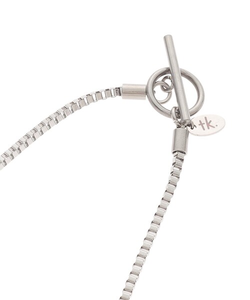 tk.TAKEO KIKUCHI(ティーケータケオキクチ)の「◆ステンレスネックレス(ネックレス・レディース・シルバー・00)」の2枚目の写真