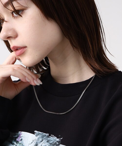tk.TAKEO KIKUCHI(ティーケータケオキクチ)の「◆ステンレスネックレス(ネックレス・レディース・シルバー・00)」の7枚目の写真