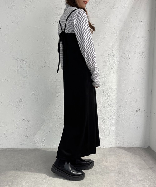 apres jour mignon（アプレジュールミニョン）の「ポンチキャミワンピース【ZOZOTOWN限定アイテム】（ワンピース・レディース・オレンジ/ライトベージュ/カーキ/ブラック/ブルー・X-LARGE/MEDIUM/SMALL）」の11枚目の写真