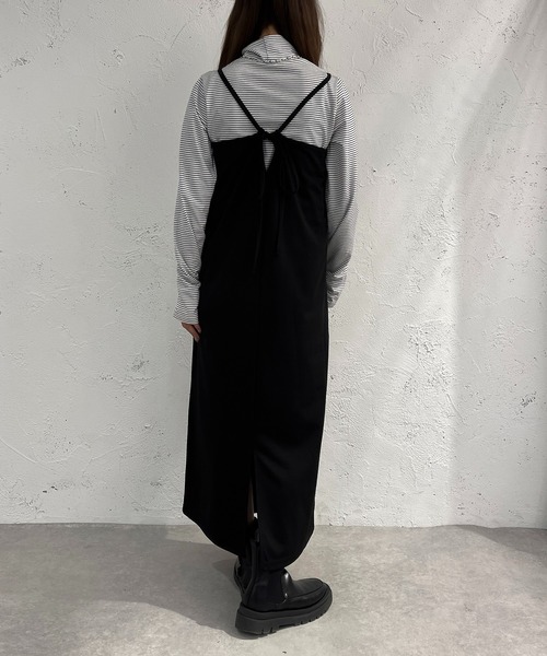 apres jour mignon（アプレジュールミニョン）の「ポンチキャミワンピース【ZOZOTOWN限定アイテム】（ワンピース・レディース・オレンジ/ライトベージュ/カーキ/ブラック/ブルー・X-LARGE/MEDIUM/SMALL）」の12枚目の写真