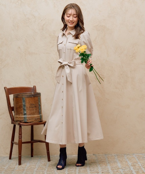 NOELA（ノエラ）の「デニムワンピース（ワンピース・レディース・オフホワイト/ダークインディゴブルー/ベージュ・S/M）」の11枚目の写真