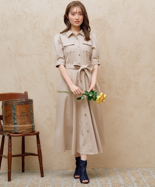 NOELA（ノエラ）の「デニムワンピース（ワンピース・レディース・オフホワイト/ダークインディゴブルー/ベージュ・S/M）」の12枚目の写真