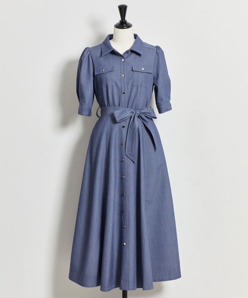 NOELA（ノエラ）の「デニムワンピース（ワンピース・レディース・オフホワイト/ダークインディゴブルー/ベージュ・S/M）」の17枚目の写真