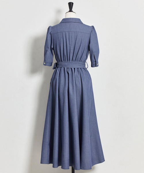 NOELA（ノエラ）の「デニムワンピース（ワンピース・レディース・オフホワイト/ダークインディゴブルー/ベージュ・S/M）」の19枚目の写真