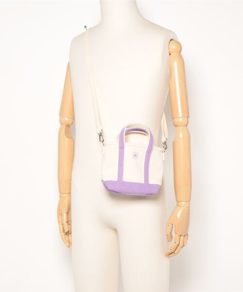 CONVERSE（コンバース）の「【CONVERSE】PILE CANVAS XS TOTE BAG/ミニトートバッグ/キャンバス/手提げ/コンバース（トートバッグ・メンズ・ラベンダー/オレンジ/ブラウン/ピンク・FREE）」の19枚目の写真