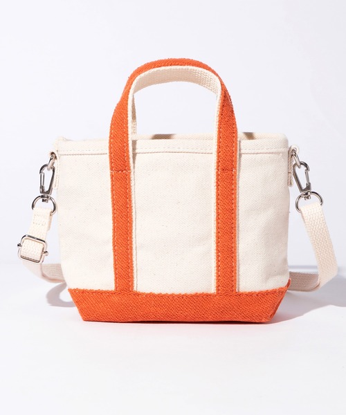 CONVERSE（コンバース）の「【CONVERSE】PILE CANVAS XS TOTE BAG/ミニトートバッグ/キャンバス/手提げ/コンバース（トートバッグ・メンズ・ラベンダー/オレンジ/ブラウン/ピンク・FREE）」の14枚目の写真