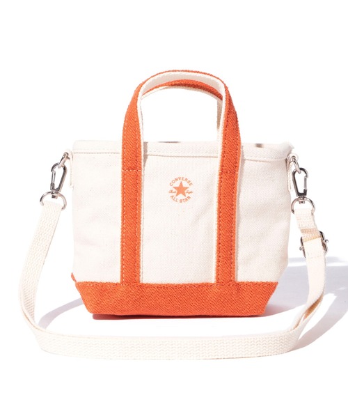 CONVERSE（コンバース）の「【CONVERSE】PILE CANVAS XS TOTE BAG/ミニトートバッグ/キャンバス/手提げ/コンバース（トートバッグ・メンズ・ラベンダー/オレンジ/ブラウン/ピンク・FREE）」の9枚目の写真