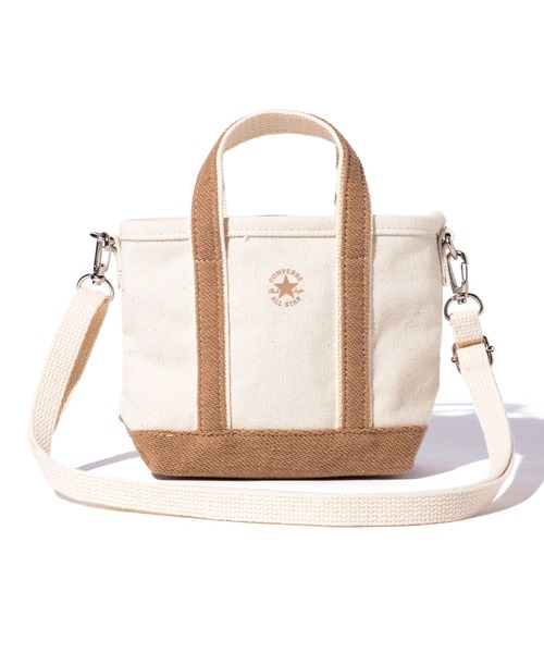 CONVERSE（コンバース）の「【CONVERSE】PILE CANVAS XS TOTE BAG/ミニトートバッグ/キャンバス/手提げ/コンバース（トートバッグ・メンズ・ラベンダー/オレンジ/ブラウン/ピンク・FREE）」の6枚目の写真
