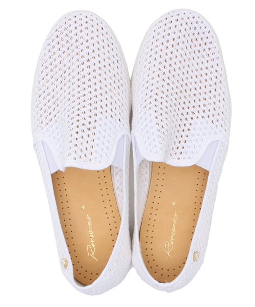 Rivieras（リビエラ）の「[リビエラ]Rivieras MESH スリッポン◆（スリッポン・レディース・ホワイト・37/38/36）」の9枚目の写真