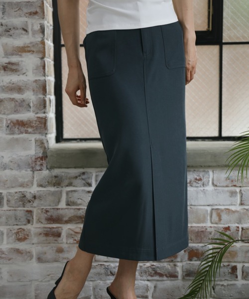 aimoha（アイモハ）の「【aimoha】オリジナル  ストレットデニムハイウエストロングスカート(タイトスカート)（デニムスカート・レディース・ブラック/ブルー/インディゴブルー/ライトブルー/ダークグレー/グリーン/ブラック系その他・SMALL/MEDIUM/LARGE/X-LARGE）」の3枚目の写真