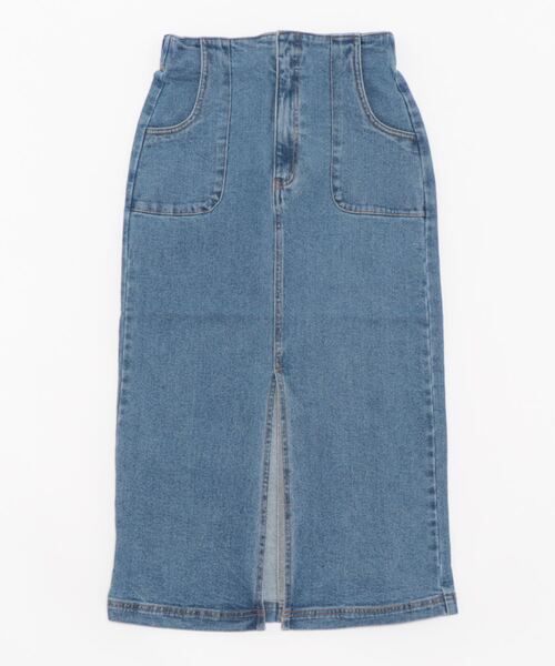 aimoha（アイモハ）の「【aimoha】オリジナル  ストレットデニムハイウエストロングスカート(タイトスカート)（デニムスカート・レディース・ブラック/ブルー/インディゴブルー/ライトブルー/ダークグレー/グリーン/ブラック系その他・SMALL/MEDIUM/LARGE/X-LARGE）」の18枚目の写真