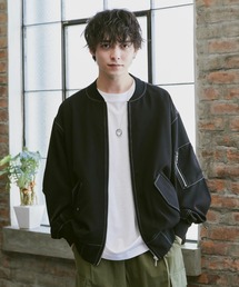 Loose Silhouette Stitch MA-1 Blouson / ルーズシルエット ステッチMA-1ブルゾン