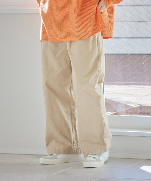 niko and...(ニコアンド)の「チノワイドタックパンツ(その他パンツ・レディース・ネイビー/ベージュ/オフホワイト・MEDIUM/LARGE)」の5枚目の写真