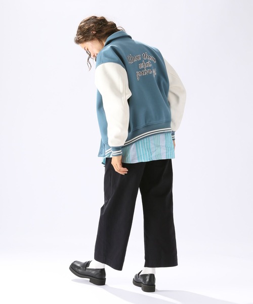 niko and...(ニコアンド)の「チノワイドタックパンツ(その他パンツ・レディース・ネイビー/ベージュ/オフホワイト・MEDIUM/LARGE)」の9枚目の写真