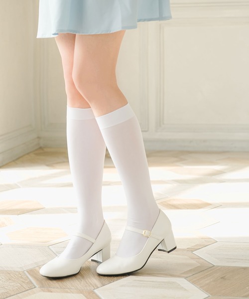 Newlyme（ニューリーミー）の「5cmヒール楽ちんストラップパンプス（パンプス・レディース・ブラック/クリアブラック/ブラウン/ホワイト・23.5cm/24cm/24.5cm/22.5cm/23cm/25cm/25.5cm）」の17枚目の写真