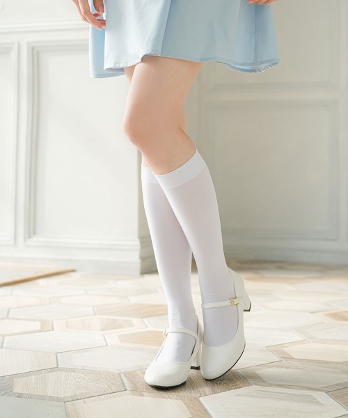 Newlyme（ニューリーミー）の「5cmヒール楽ちんストラップパンプス（パンプス・レディース・ブラック/クリアブラック/ブラウン/ホワイト・23.5cm/24cm/24.5cm/22.5cm/23cm/25cm/25.5cm）」の18枚目の写真