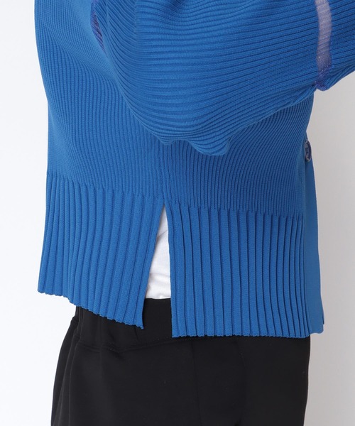 Three Four Time（ｽﾘｰﾌｫｰﾀｲﾑ）の「シアーニットショートカーディガン（カーディガン/ボレロ・レディース・ブルー/ネイビー/オレンジ・FREE）」の17枚目の写真