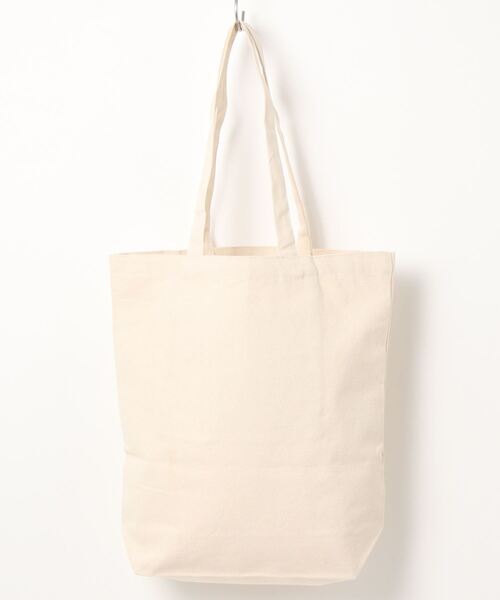 BEN DAVIS（ベンデイビス）の「【BEN DAVIS】ORGANIC PRINT TOTE（トートバッグ・レディース・ホワイト×ネイビー・FREE）」の2枚目の写真