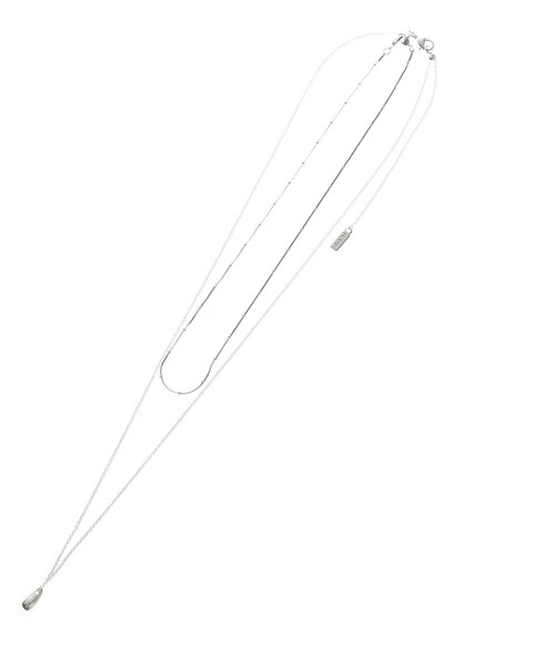 INDIVI（インディヴィ）の「◆2WAY2連ドロップネックレス（ネックレス・レディース・シルバー/ゴールド・00）」の18枚目の写真