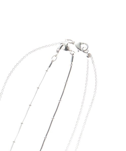 INDIVI（インディヴィ）の「◆2WAY2連ドロップネックレス（ネックレス・レディース・シルバー/ゴールド・00）」の11枚目の写真