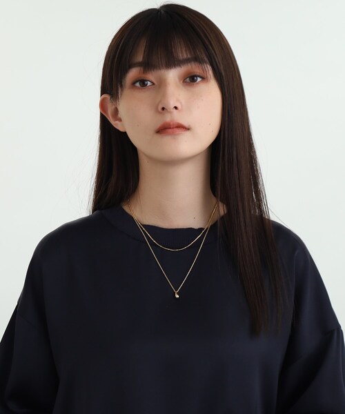 INDIVI（インディヴィ）の「◆2WAY2連ドロップネックレス（ネックレス・レディース・シルバー/ゴールド・00）」の12枚目の写真