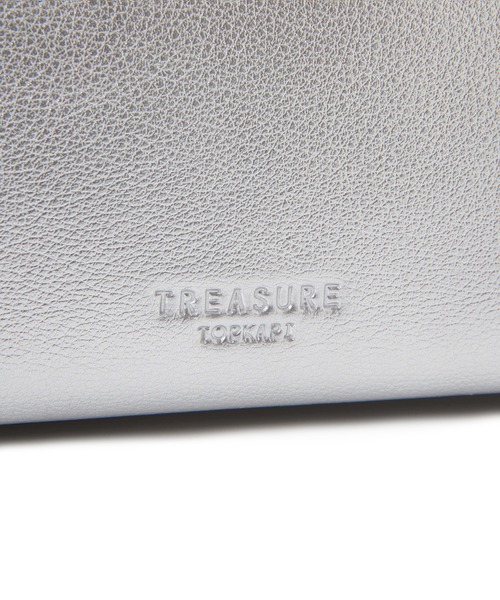 TREASURE TOPKAPI(トレジャートプカピ)の「【TREASURE TOPKAPI/トプカピ トレジャー】 スムースレザー ロングタッセル付き ショルダーバッグ(ショルダーバッグ・レディース・ブラック/オフホワイト/シルバー・FREE)」の11枚目の写真