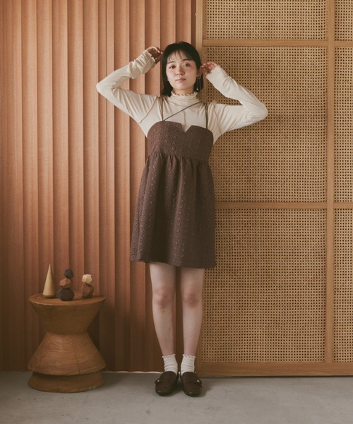 moi tytto（モイテュット）の「ふくれジャガードキャミ