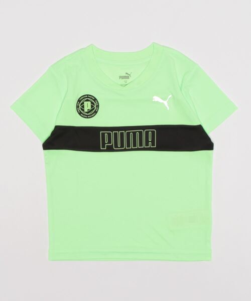 PUMA（プーマ）の「PUMA プーマ キッズ ボーイズ ACTIVE SPORTS ポリ グラフィック 半袖 Tシャツ 120-160cm（Tシャツ/カットソー・キッズ・ブルー系その他/ライム/ブラック/ホワイト・140/130/120/160/150）」の3枚目の写真