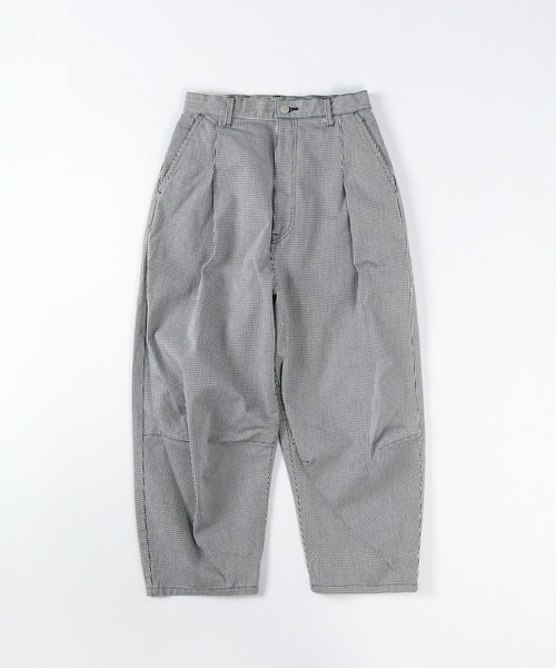 SETTO（セット）の「NAJA PANTS：千鳥柄ワイドパンツ（その他パンツ・レディース・インディゴブルー・28inch/30inch）」の7枚目の写真