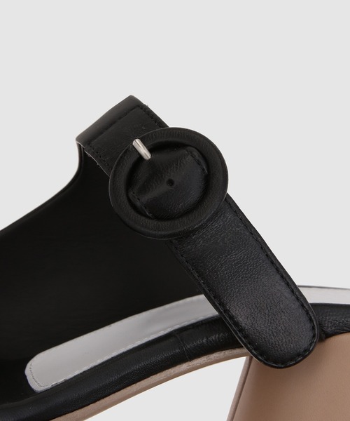 MM6 Maison Margiela(エムエムシックス メゾン マルジェラ)の「SANDAL(サンダル・レディース・ブラック/レッド・36/37/38)」の3枚目の写真