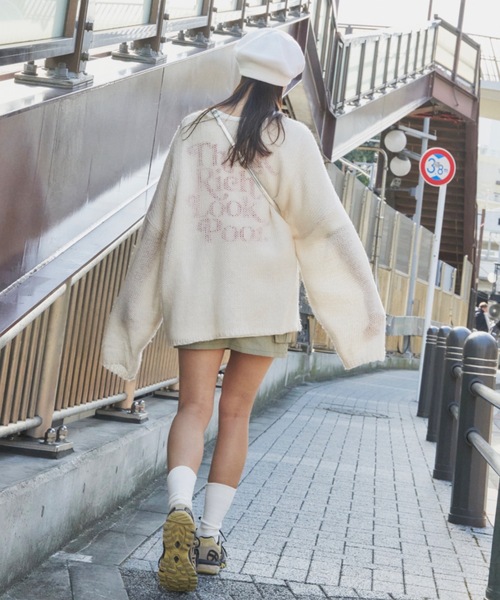 SHAGGIE（シャギー）の「シンプルニットベレー帽（ハンチング/ベレー帽・レディース・ブラック/ホワイト/グレー・FREE）」の12枚目の写真