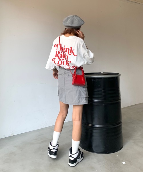 SHAGGIE（シャギー）の「シンプルニットベレー帽（ハンチング/ベレー帽・レディース・ブラック/ホワイト/グレー・FREE）」の22枚目の写真