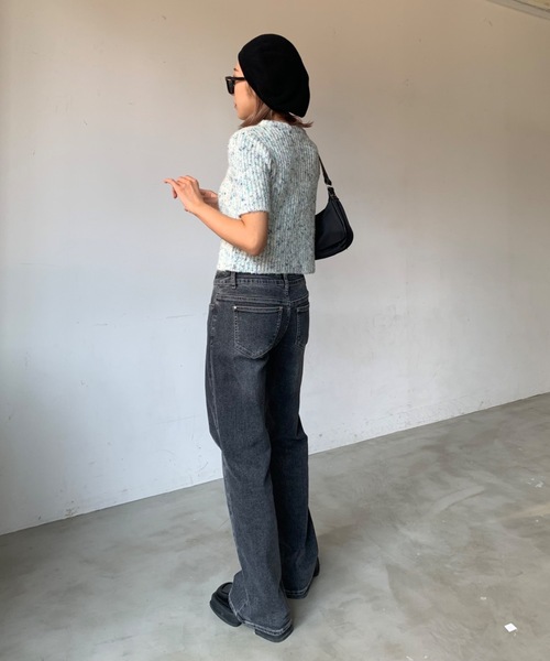 SHAGGIE（シャギー）の「シンプルニットベレー帽（ハンチング/ベレー帽・レディース・ブラック/ホワイト/グレー・FREE）」の17枚目の写真