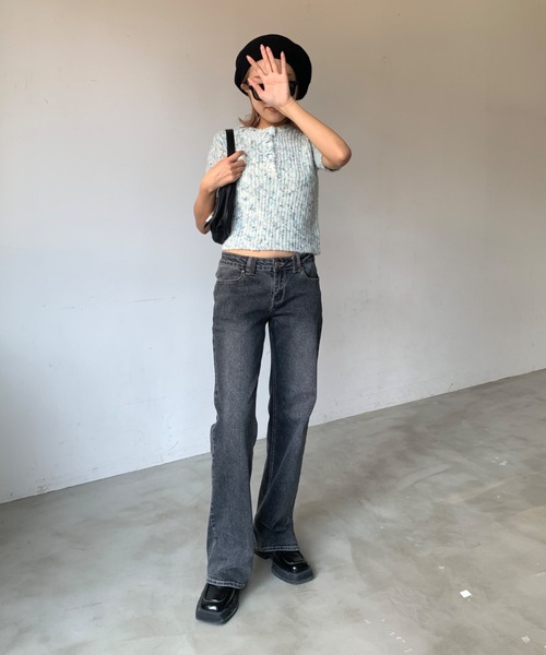 SHAGGIE（シャギー）の「シンプルニットベレー帽（ハンチング/ベレー帽・レディース・ブラック/ホワイト/グレー・FREE）」の16枚目の写真