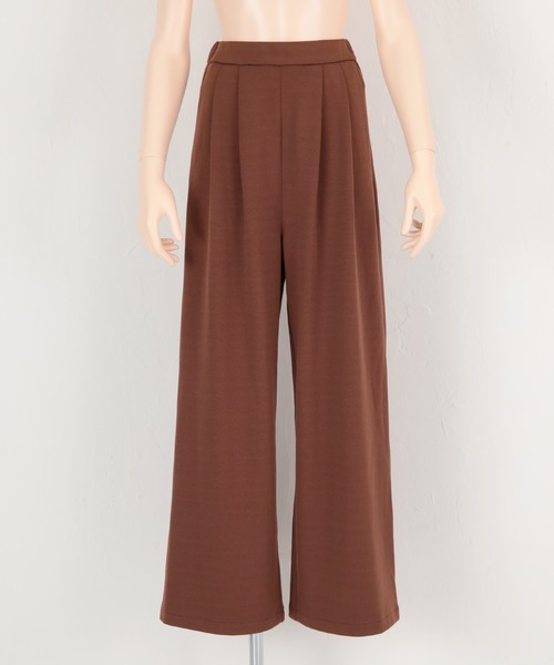 SEA DRESS（シードレス）の「マキシ丈バックゴムワイドパンツ（その他パンツ・レディース・ブラウン/ブラック・S/M/TM/L）」の5枚目の写真