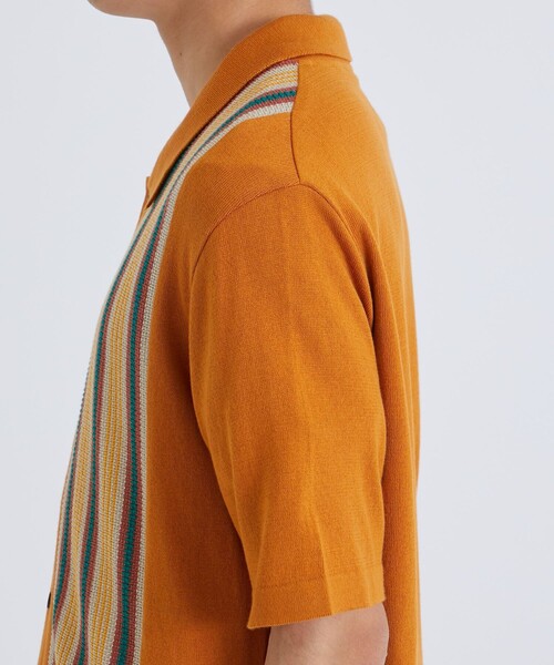 SASQUATCHfabrix.(サスクワァッチファブリックス)の「【Sasquatchfabrix./ サスクワァッチファブリックス】KNIT H/S SHIRT(ニット/セーター・メンズ・キャメル/ブラウン・MEDIUM/LARGE)」の11枚目の写真