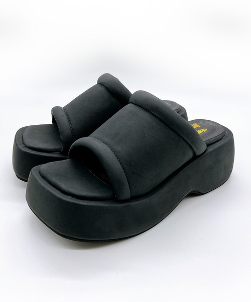 Noubel Voug Relax（ヌーベルヴォーグリラックス）の「厚底ウェッジソールミュール（サンダル・レディース・ベージュ/ブラック/アイボリー・S/M/L/LL/3L）」の9枚目の写真