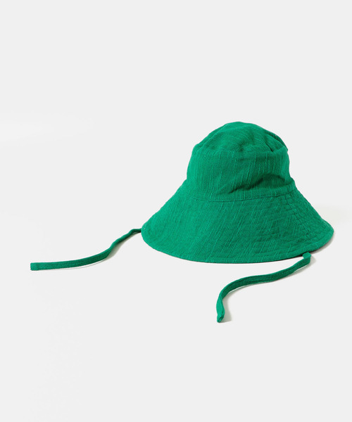 URBAN RESEARCH ROSSO WOMEN（アーバンリサーチ　ロッソ）の「sara mallika　CTN STITCH HAT（ハット・レディース・グリーン/オフホワイト・FREE）」の8枚目の写真