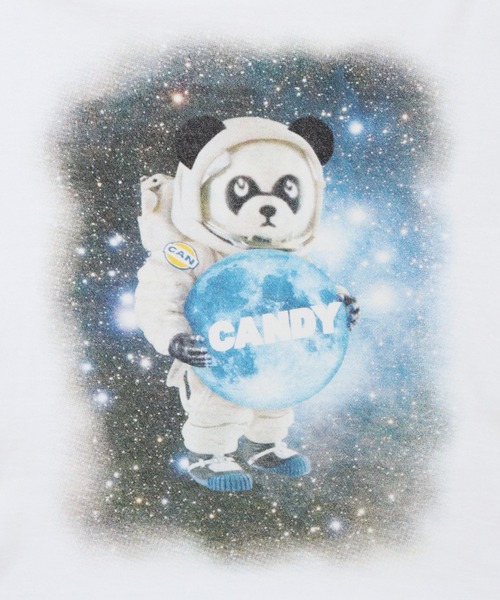 Candy Stripper(キャンディストリッパー)の「ASTRO PEPE BIG Tシャツ(Tシャツ/カットソー・レディース・ブラック/オフホワイト/ブルー・2)」の14枚目の写真