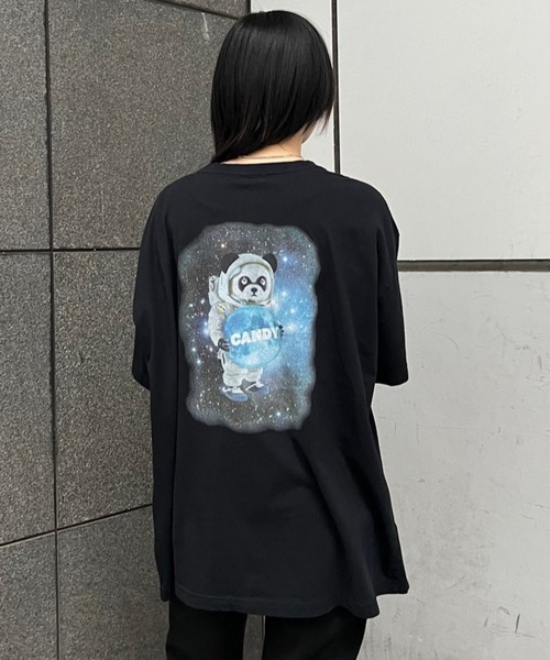 Candy Stripper(キャンディストリッパー)の「ASTRO PEPE BIG Tシャツ(Tシャツ/カットソー・レディース・ブラック/オフホワイト/ブルー・2)」の18枚目の写真