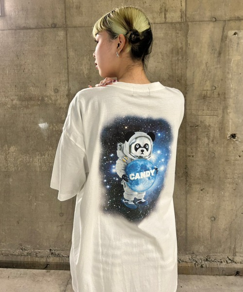 Candy Stripper(キャンディストリッパー)の「ASTRO PEPE BIG Tシャツ(Tシャツ/カットソー・レディース・ブラック/オフホワイト/ブルー・2)」の19枚目の写真
